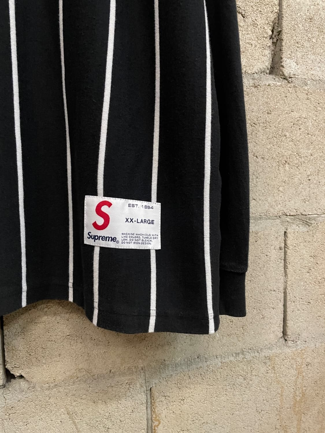 슈프림 스트라이프 래글런 롱 슬리브 상품이미지8