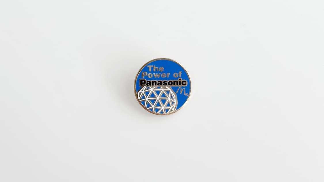 맥도날드 빈티지 크루 핀뱃지 라펠핀 ‘Panasonic’ 상품이미지4