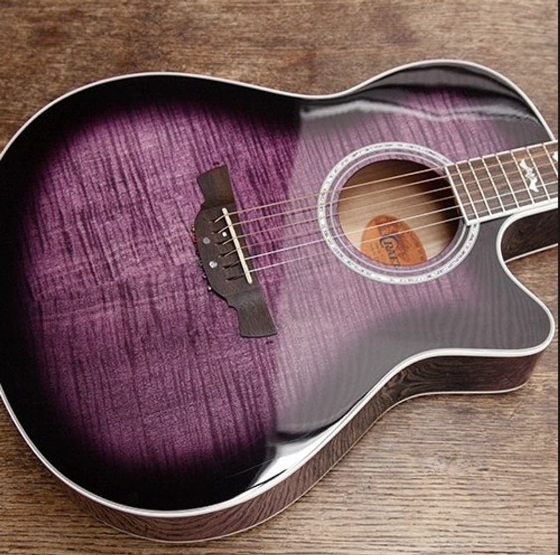 크래프터 노블 보라색 기타 Crafter Noble tps  + 거치대  상품이미지1