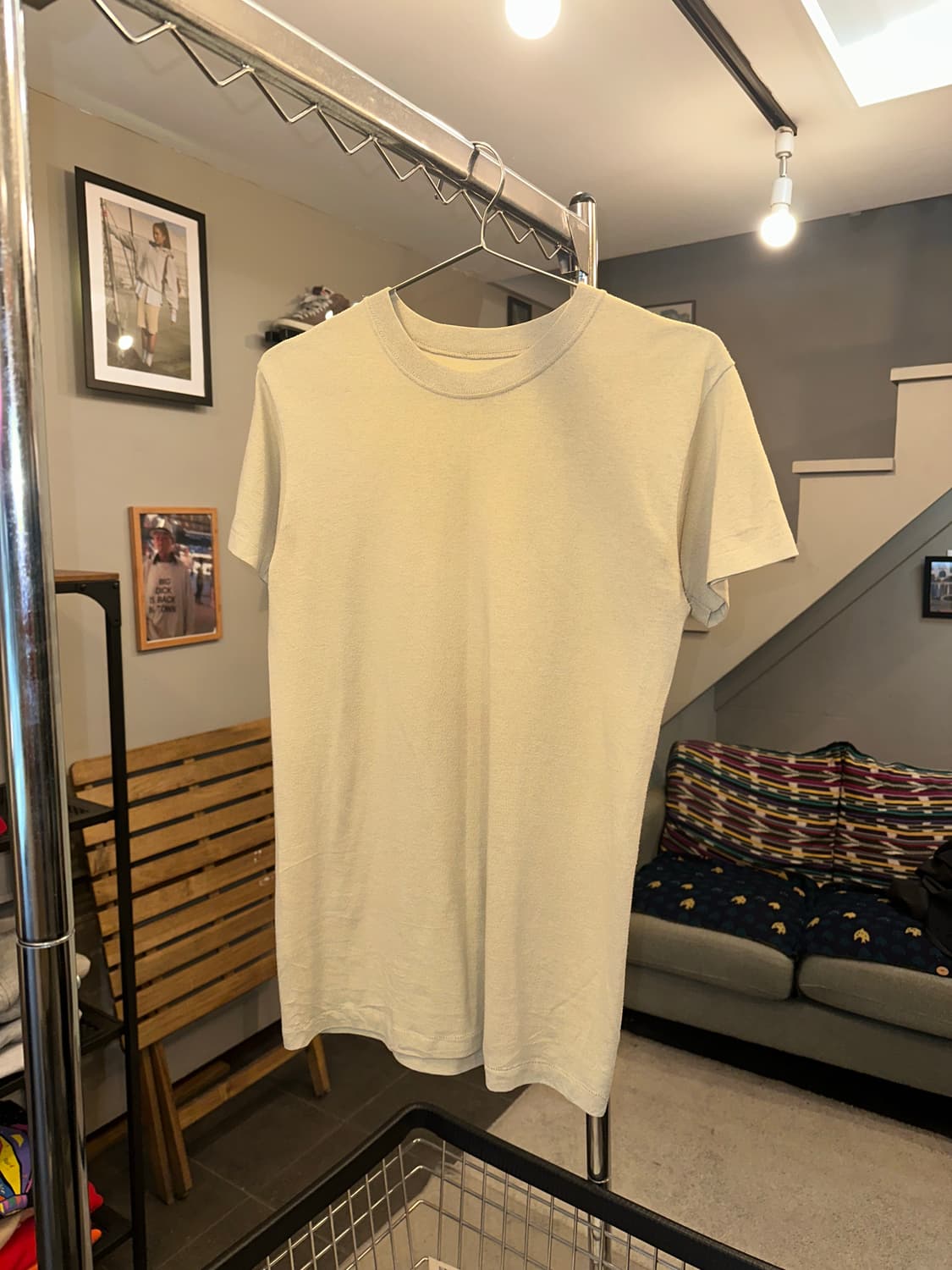 American Duke material cotton beige T 상품이미지3