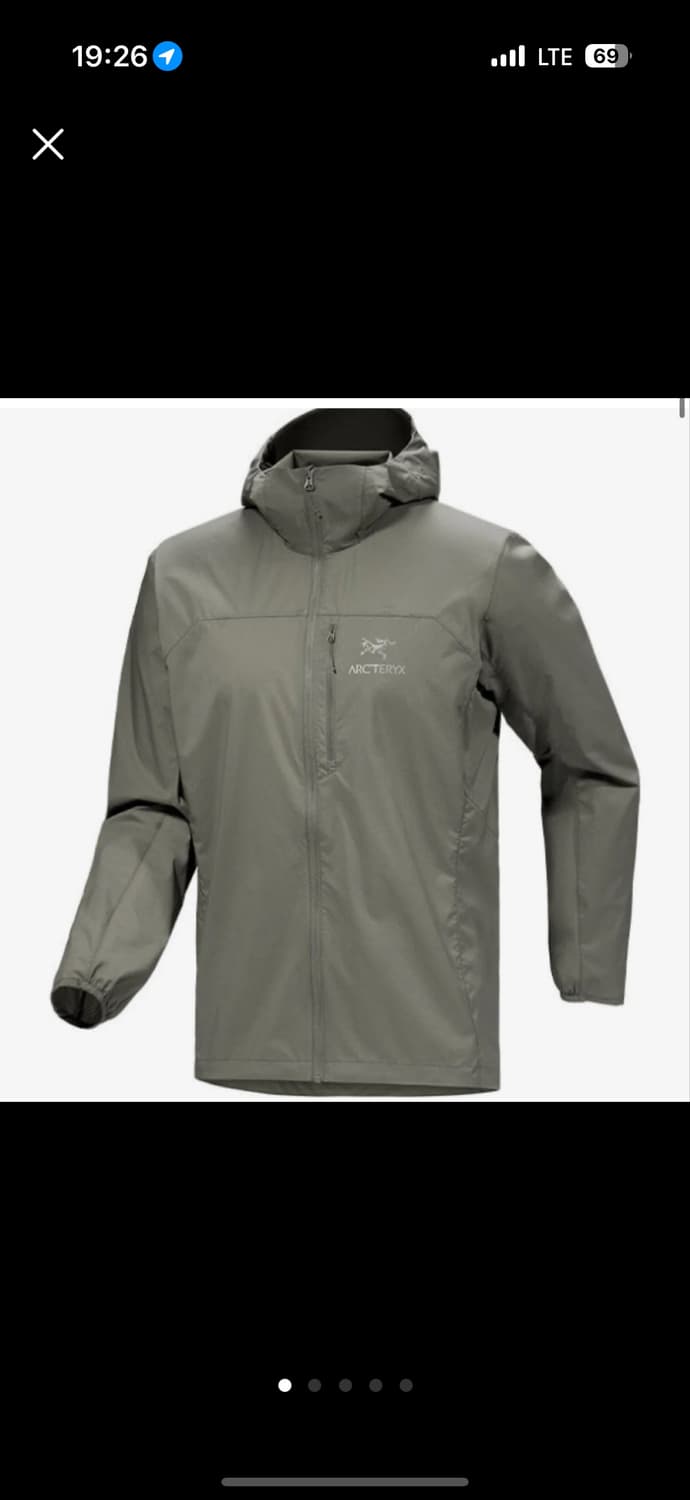 아크테릭스 스쿼미시 후디 포리지 M 상품이미지1