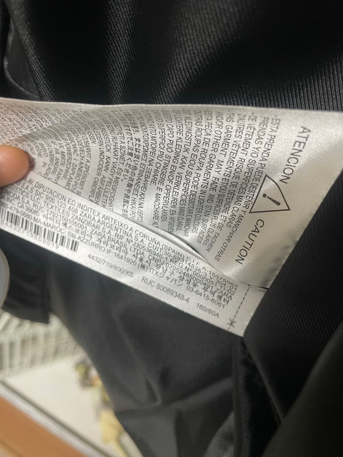 자라 페이크 레더 블레이저 자켓 - 새상품 상품이미지5