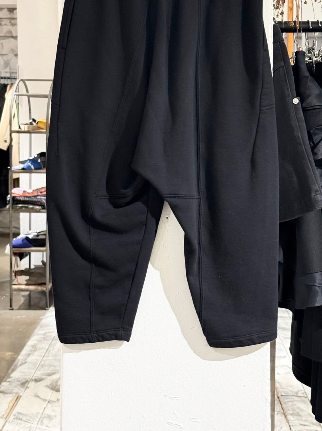 릭 오웬스 다크쉐도우 14fw 블랙 드로우스트링 크롭 팬츠 상품이미지6