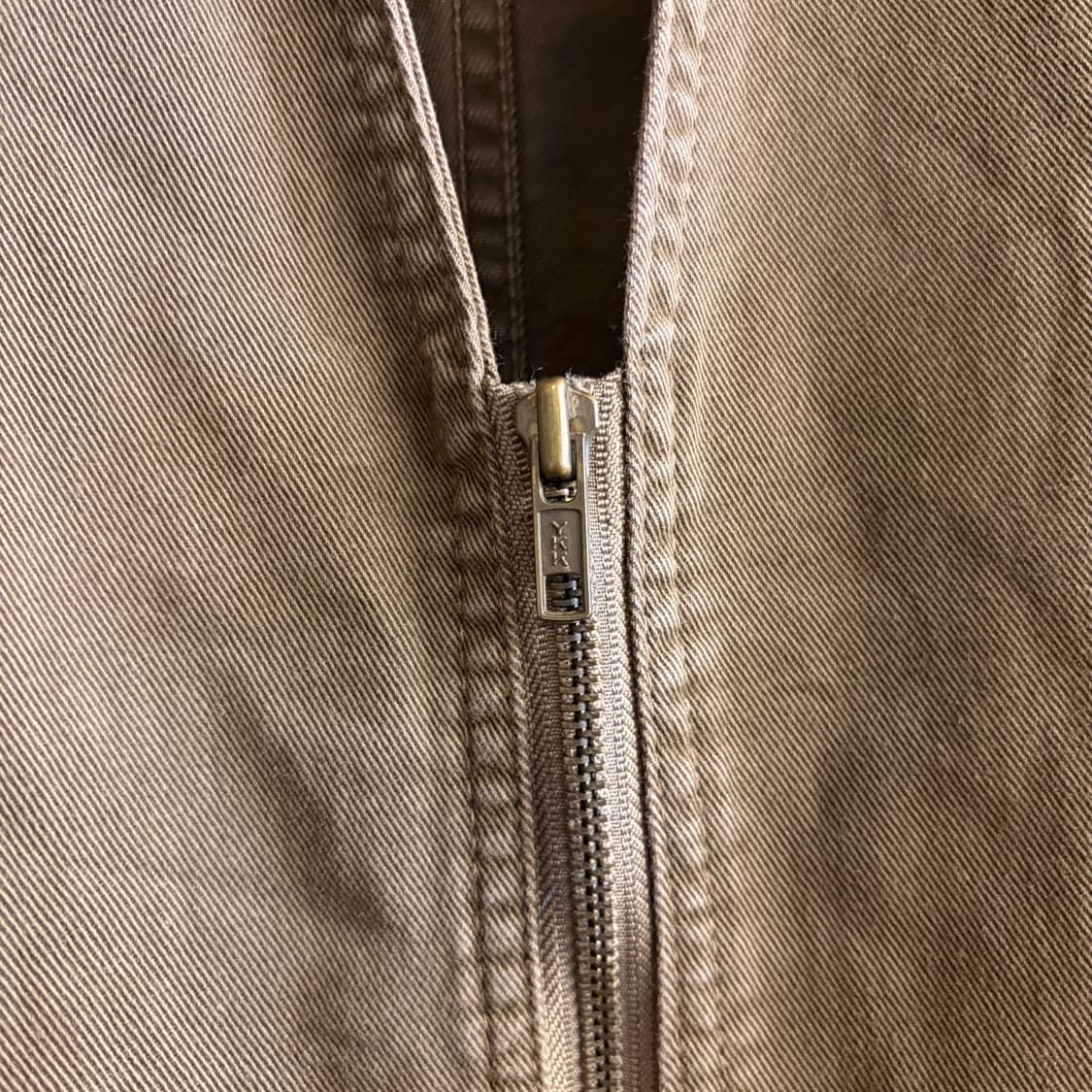 Vintage Brown Zip Work Vest 상품이미지4