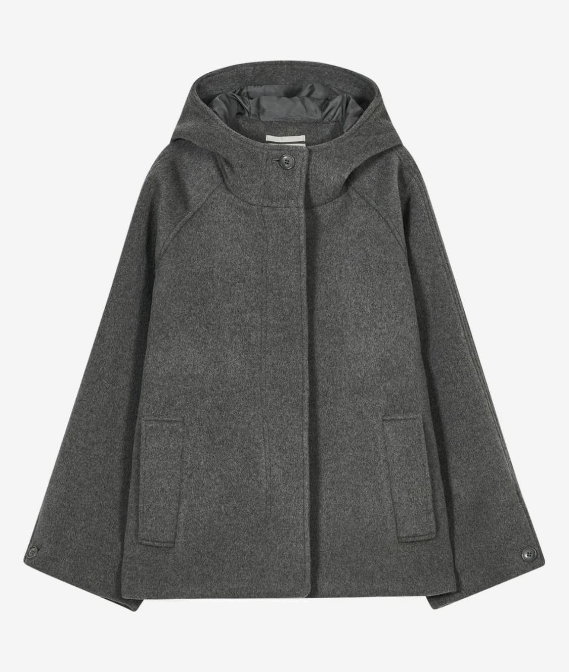 (모카 손민수템) Hooded Half Coat [Gray] 상품이미지1