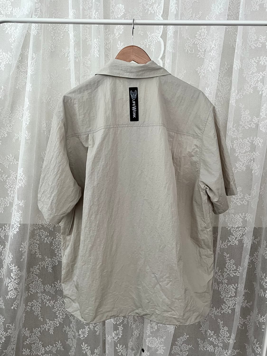 L) 라이프워크 나일론 포켓 셔츠 스톤 상품이미지2