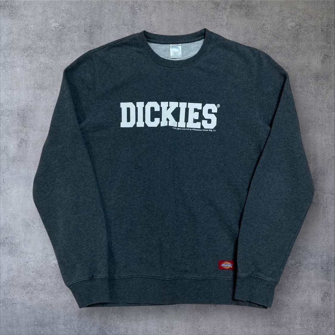 디키즈 스펠아웃 차콜 맨투맨 상품이미지1