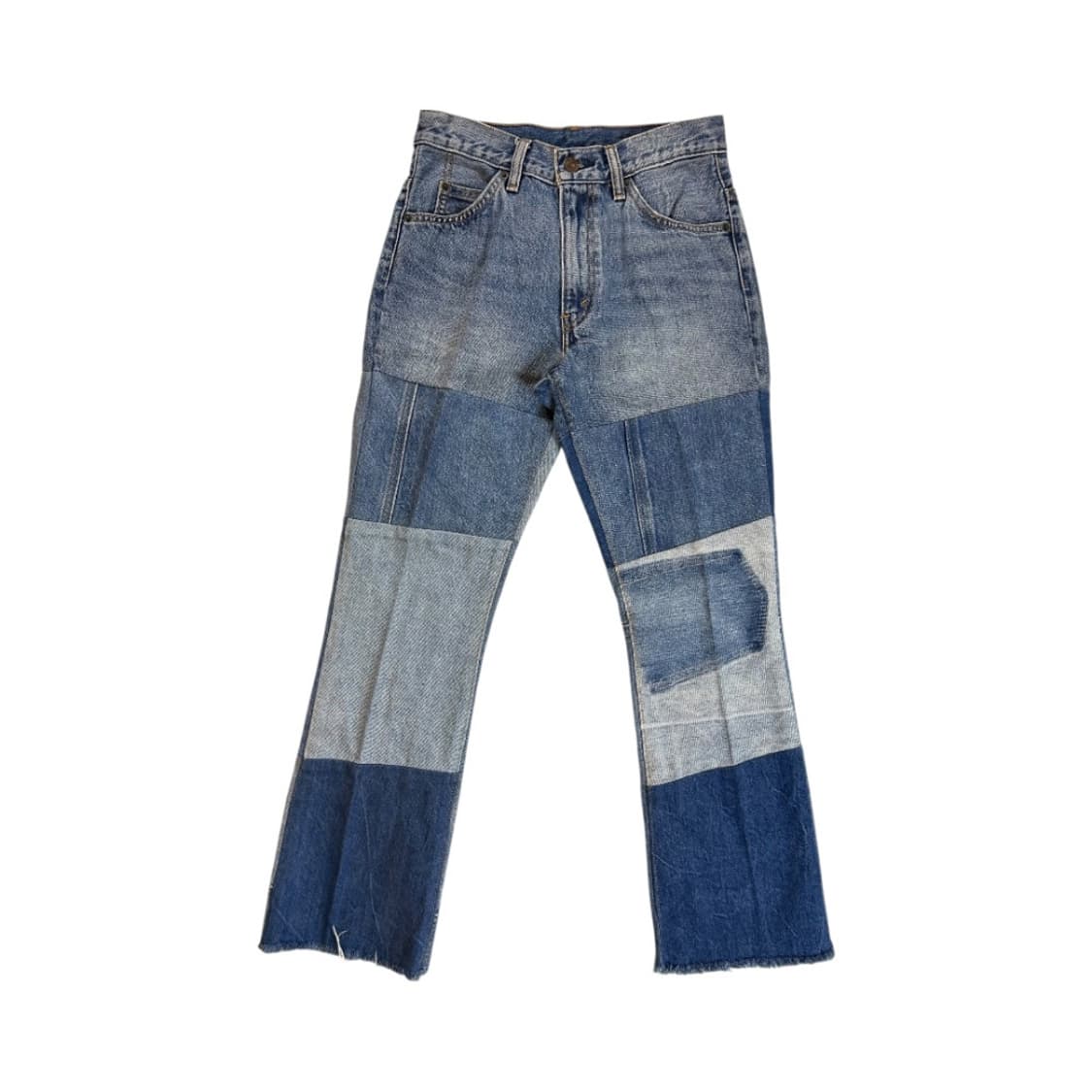 W-S) 리바이스 517 오렌지탭 리워크 패치워크 데님팬츠 BD-003 상품이미지1