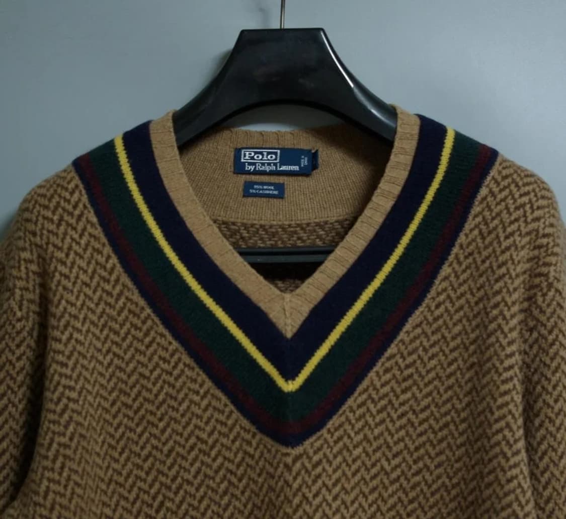 폴로랄프로렌 울캐시미어 크리켓 니트 L 상품이미지1