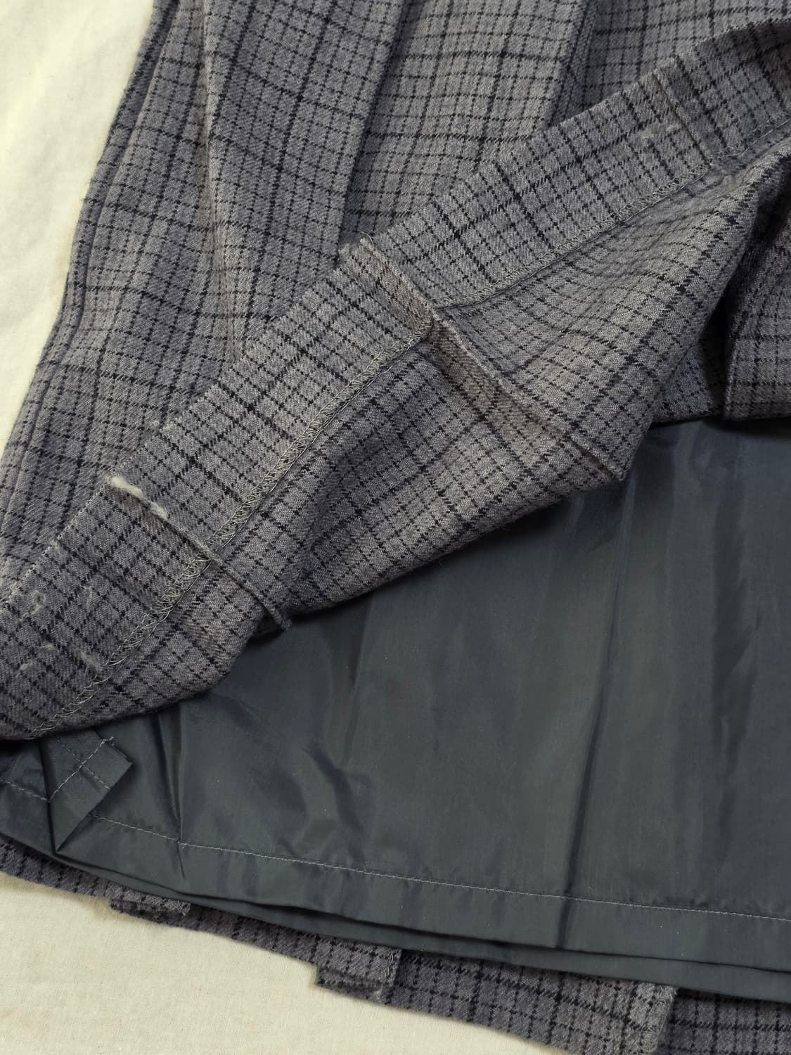 모리걸 갸루 체크 플리츠 롱 스커트 일본빈티지 상품이미지5