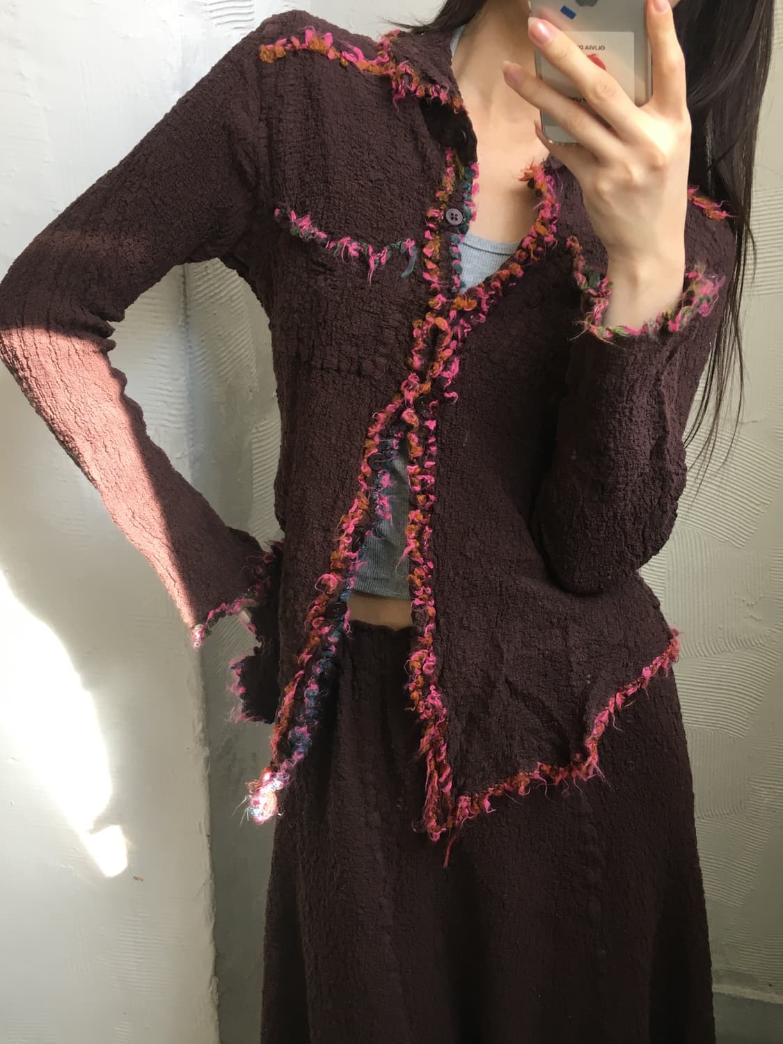 Issey Miyake 이세이미야케 ME 브라운 셋업 상품이미지2