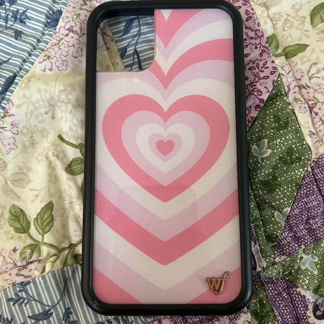 와일드플라워 케이스 아이폰 12 프로 맥스 pro max 핑크 하트 갸루 상품이미지2