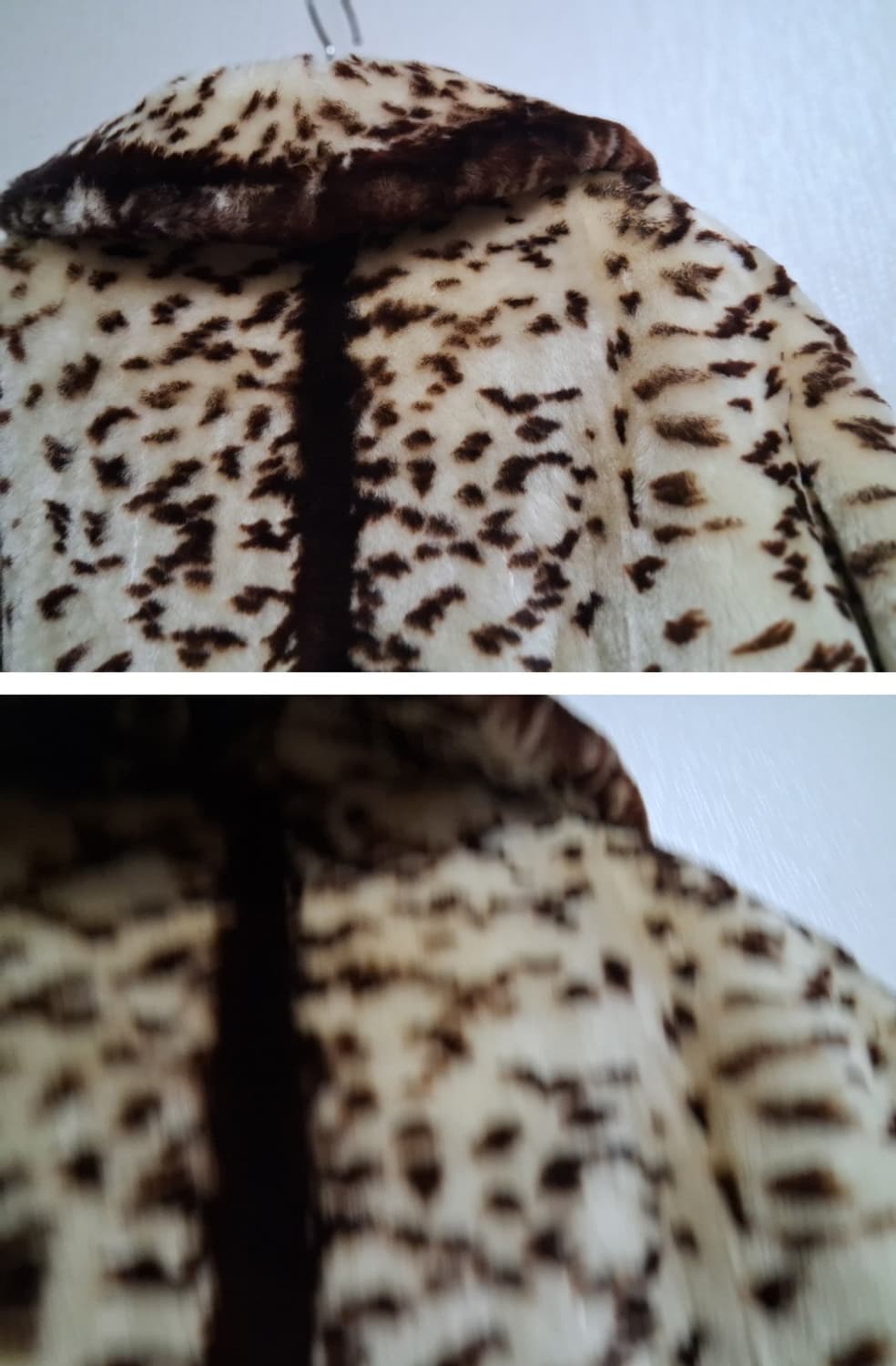 일본수입 천연모피 레오파드 양털숏쟈켓 4455  상품이미지6