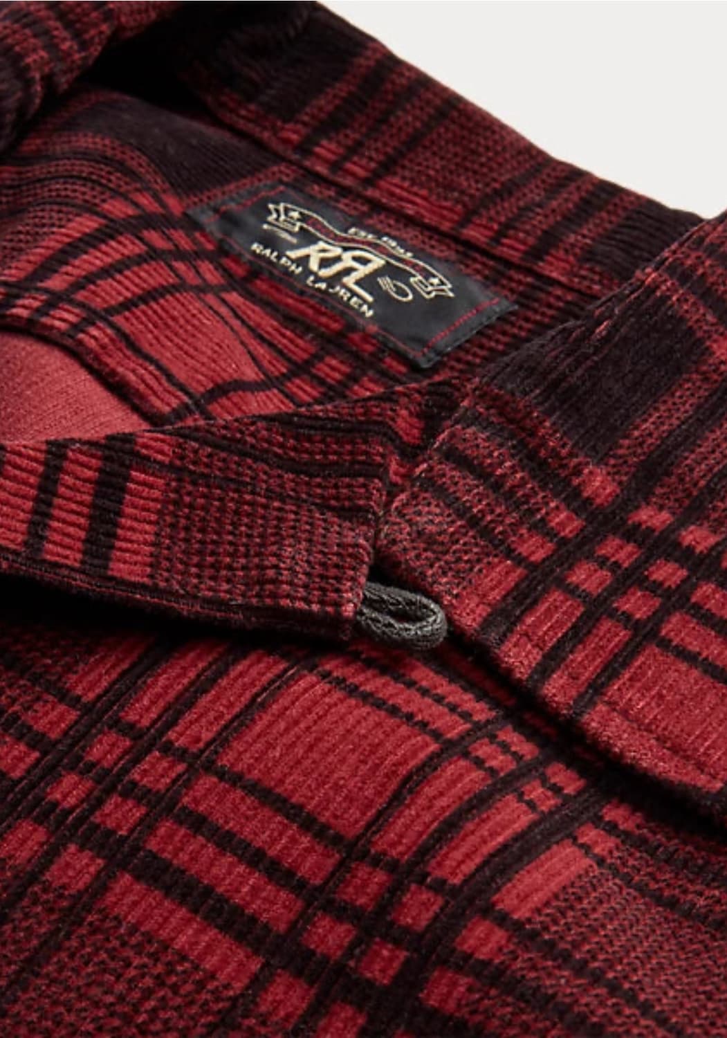 RRL 더블알엘 플레드 코듀로이 캠프셔츠 S 상품이미지2