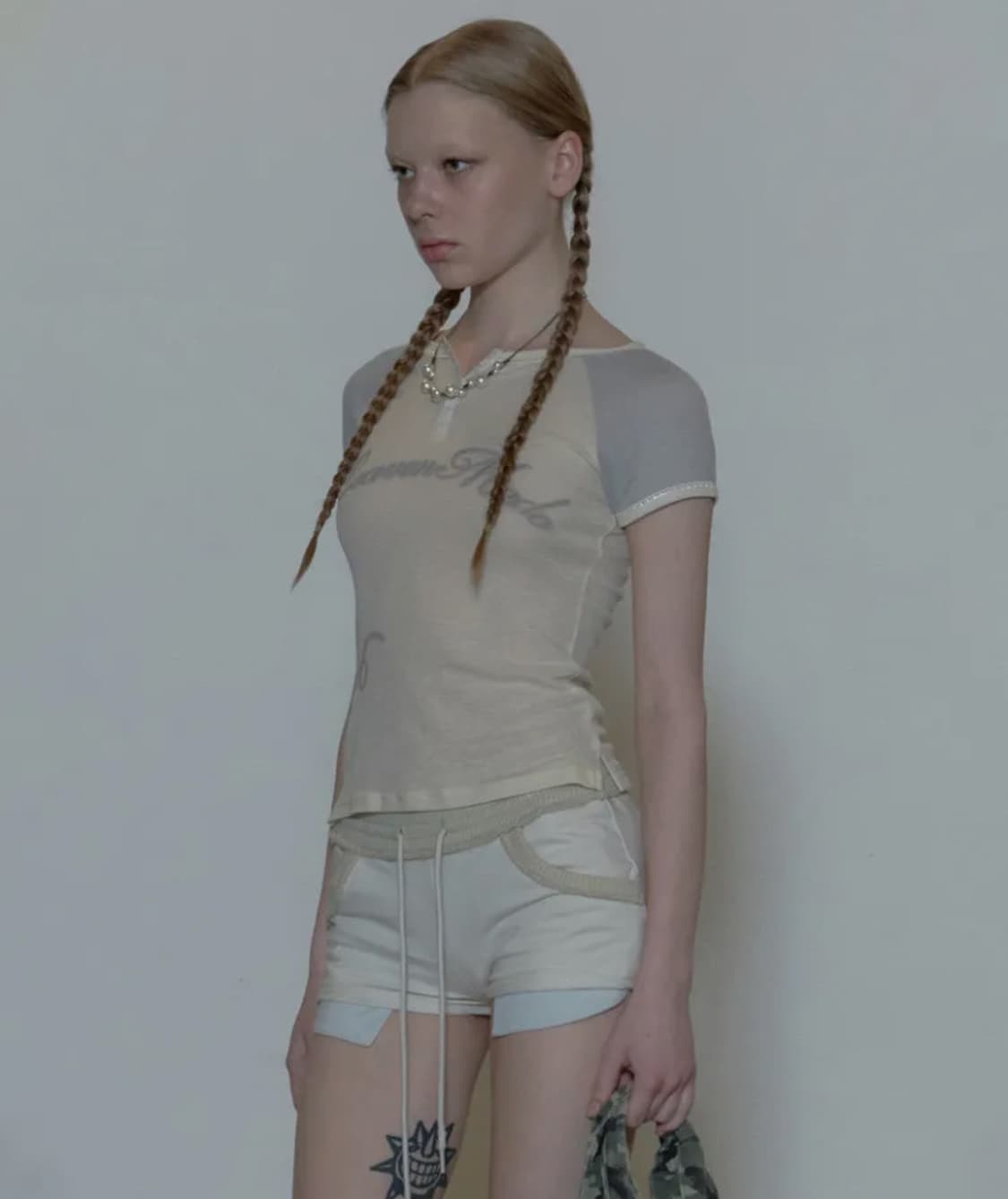 스컬프터 Heavenly Button Down Tee Raw 상품이미지2
