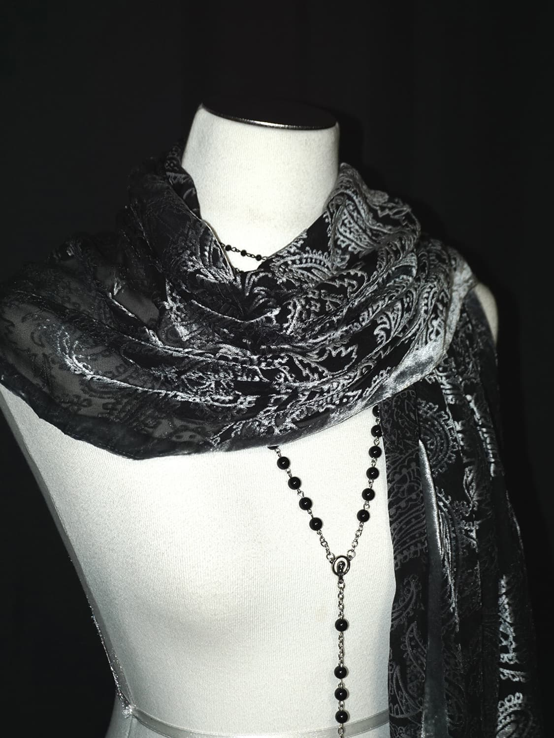 paisley velvet muffler  상품이미지2