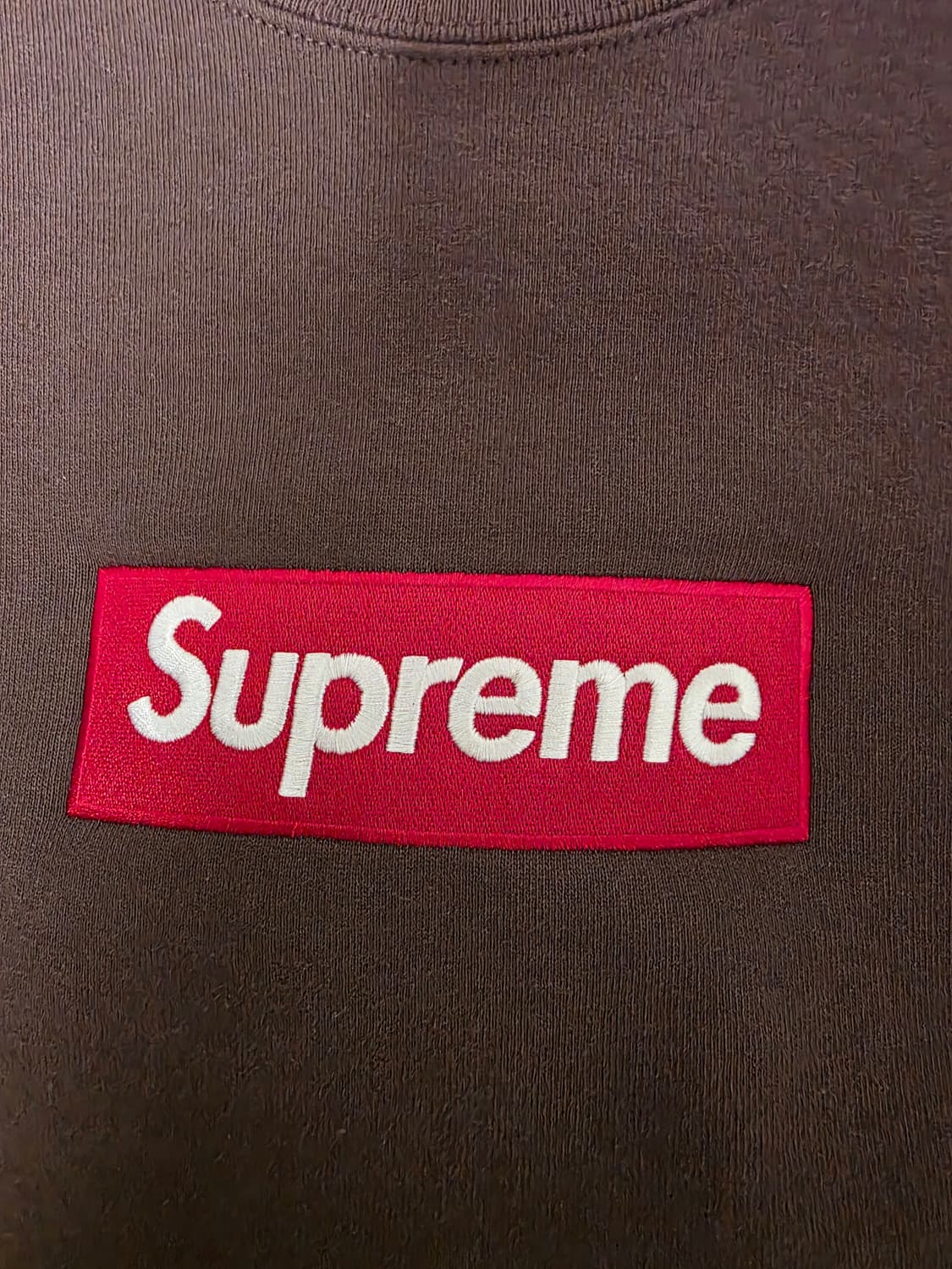 [M] 슈프림 박스로고 브라운 상품이미지4