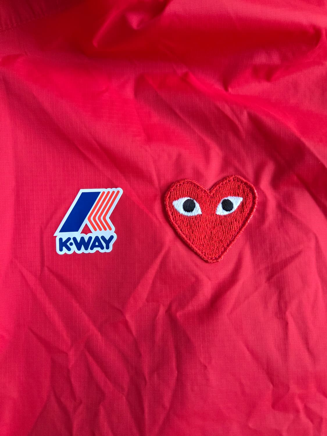 K-WAY 까웨 꼼데가르송 윈드브레이커 윈드 레인 자켓 XL 상품이미지5