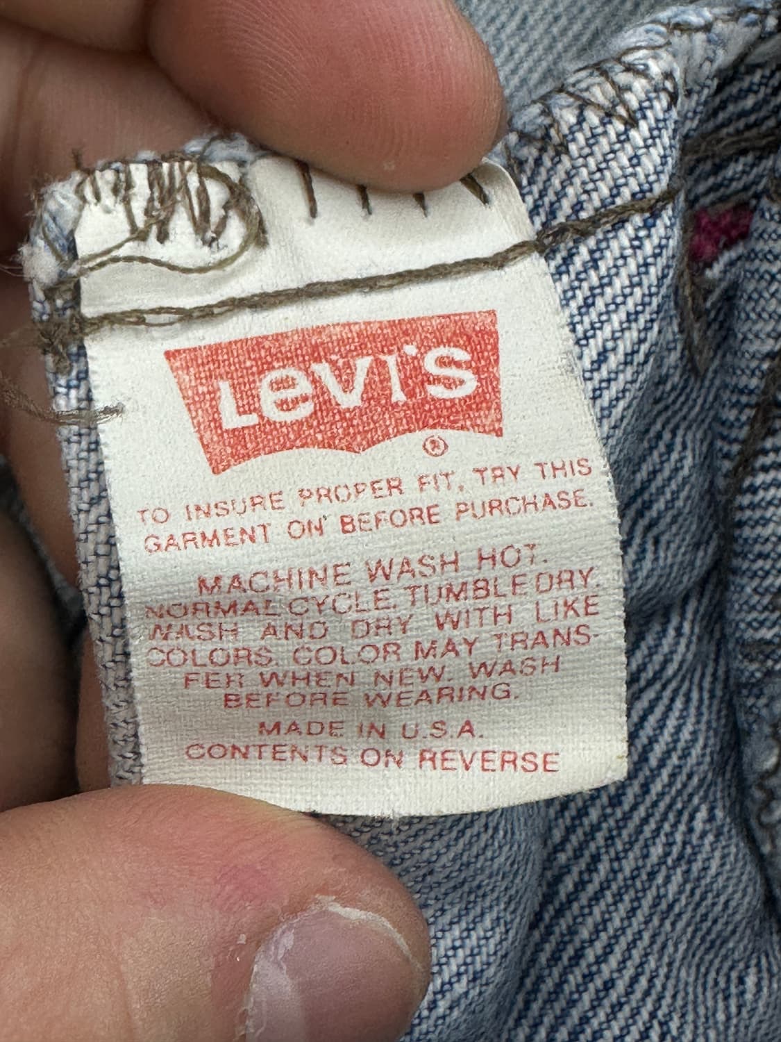 90s Levi's SilverTab 데님 봄버 자켓 M 상품이미지9
