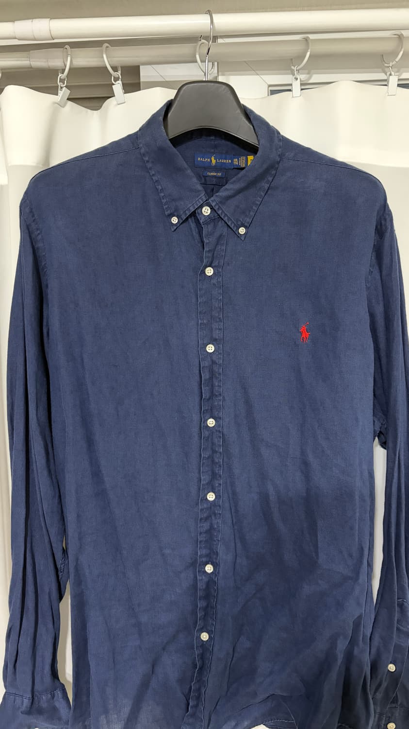 폴로 랄프로렌 린넨 셔츠 클래식핏 xxl 상품이미지1