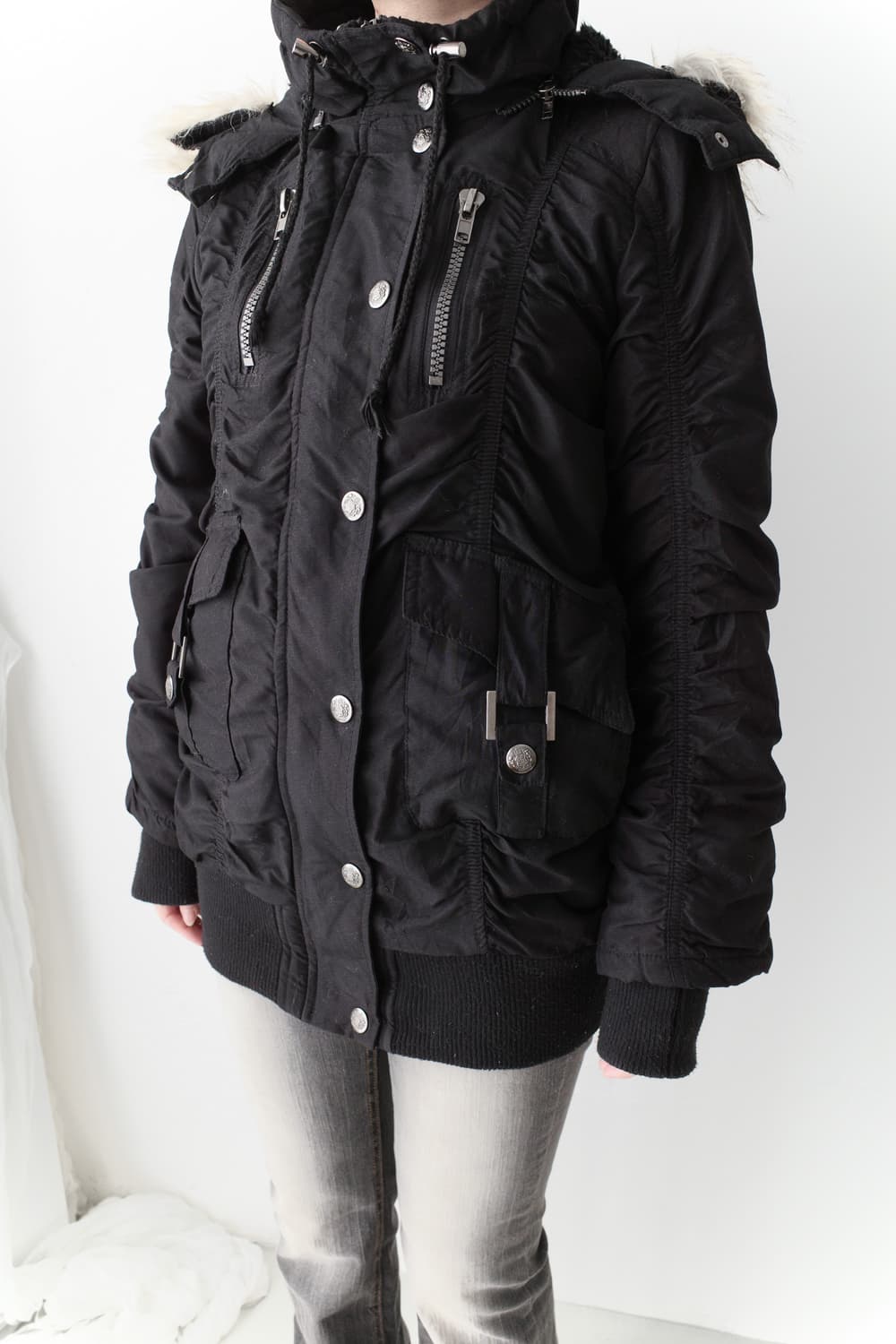 shirring snap hood padding 상품이미지8