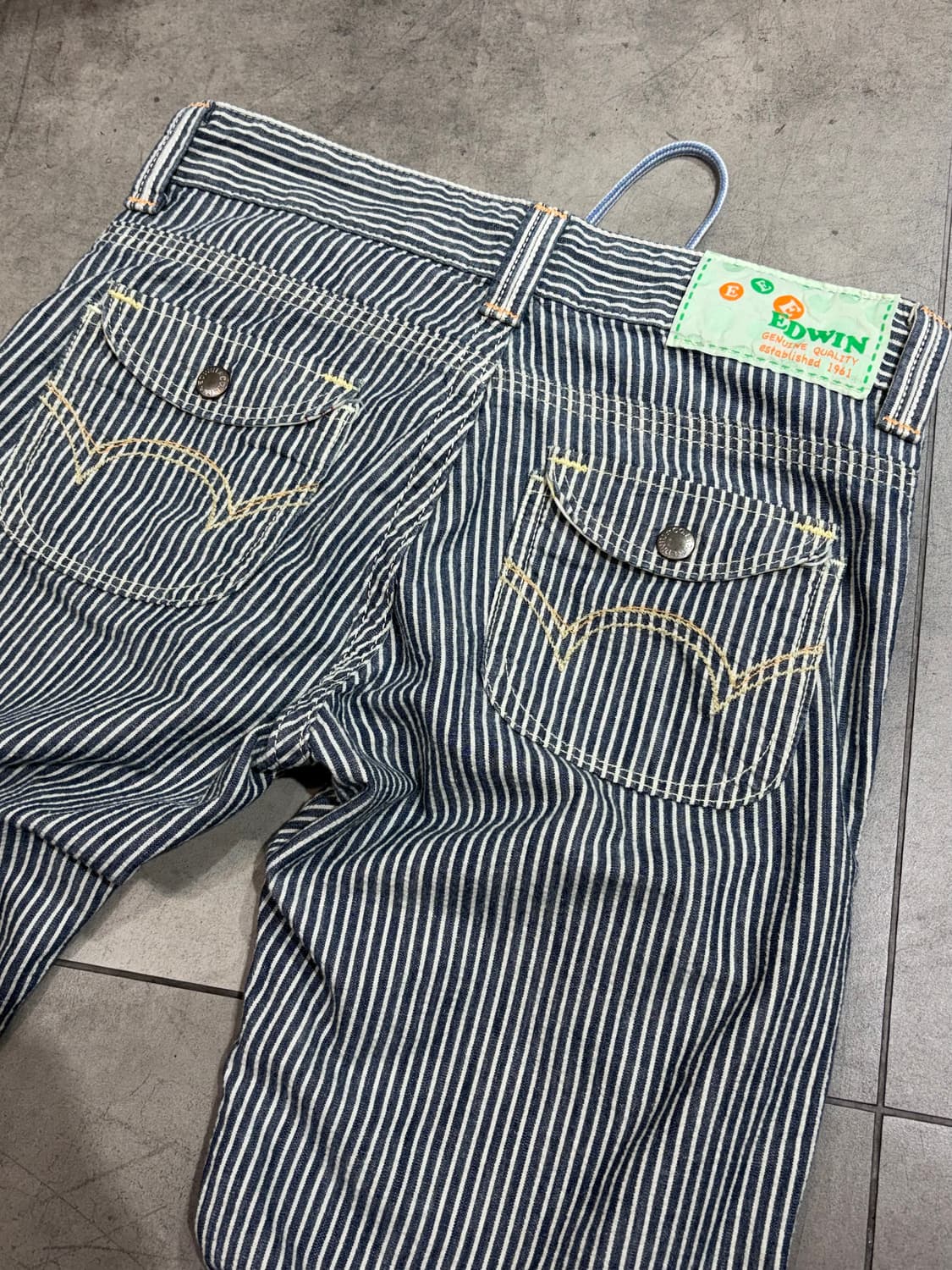EDWIN 히코리 스트라이프 팬츠 상품이미지8