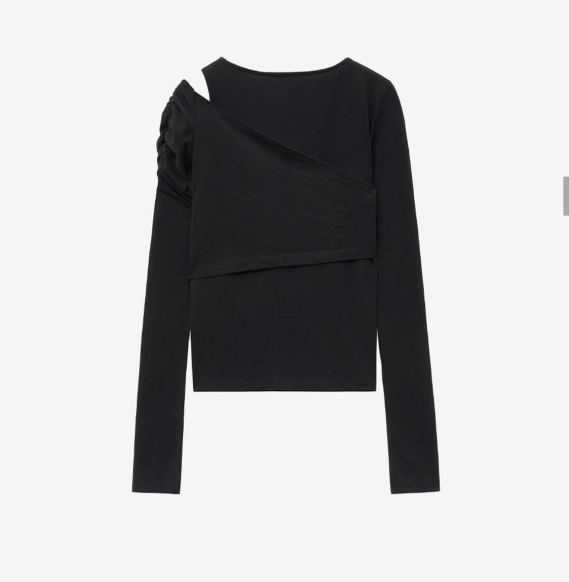 인사일런스우먼 레이어드 셔링 롱슬리브 상품이미지8