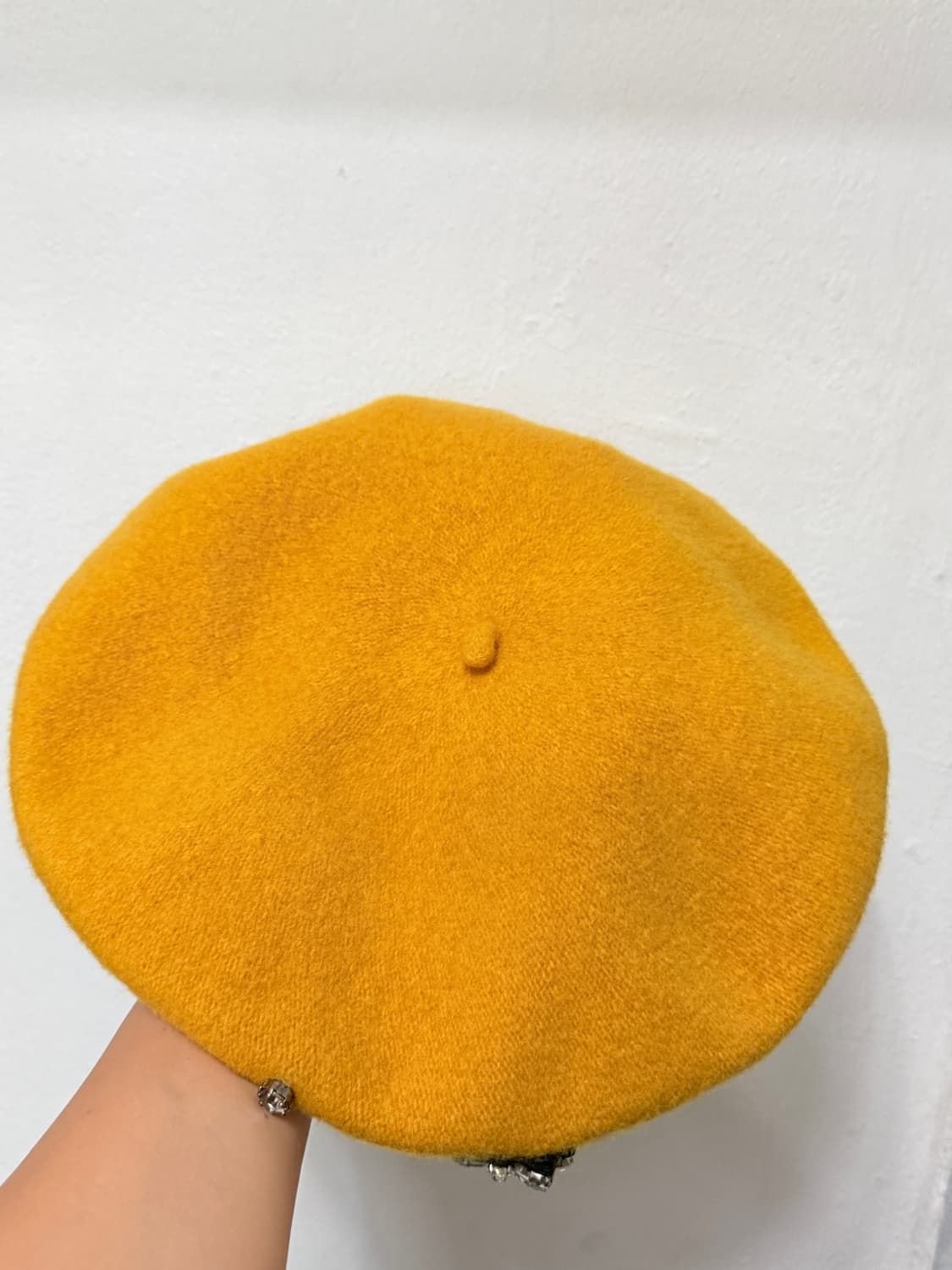 아테스토니 여성 보석장식 울소재 모자 베레모 상품이미지2