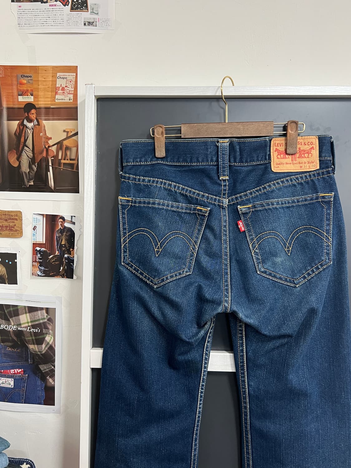 Levis 리바이스 아이코닉 스트레이트 데님 팬츠 상품이미지2