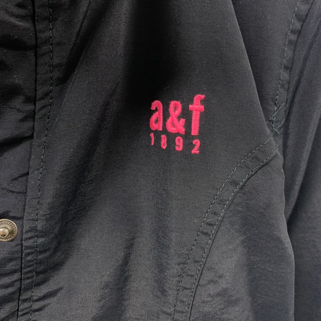 아베크롬비 블랙 기모 숏 자켓 상품이미지4