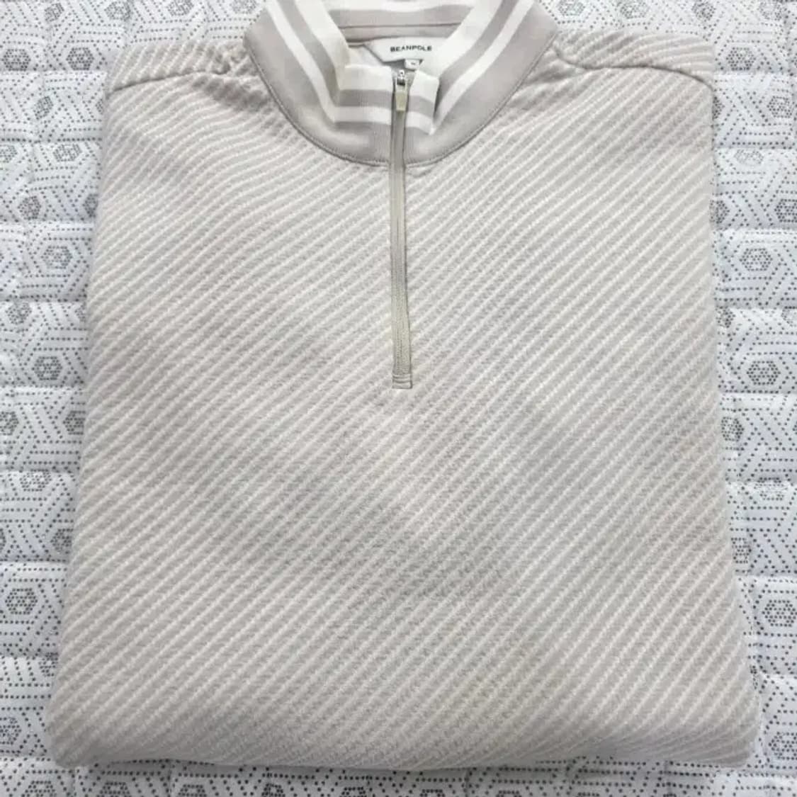 빈폴 남성 헤링본 반집업 티셔츠 95 상품이미지6