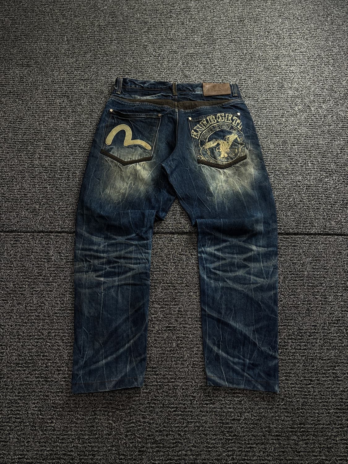 에비수 시그니처 와이드 데저트 워싱데님 팬츠 1680 상품이미지4