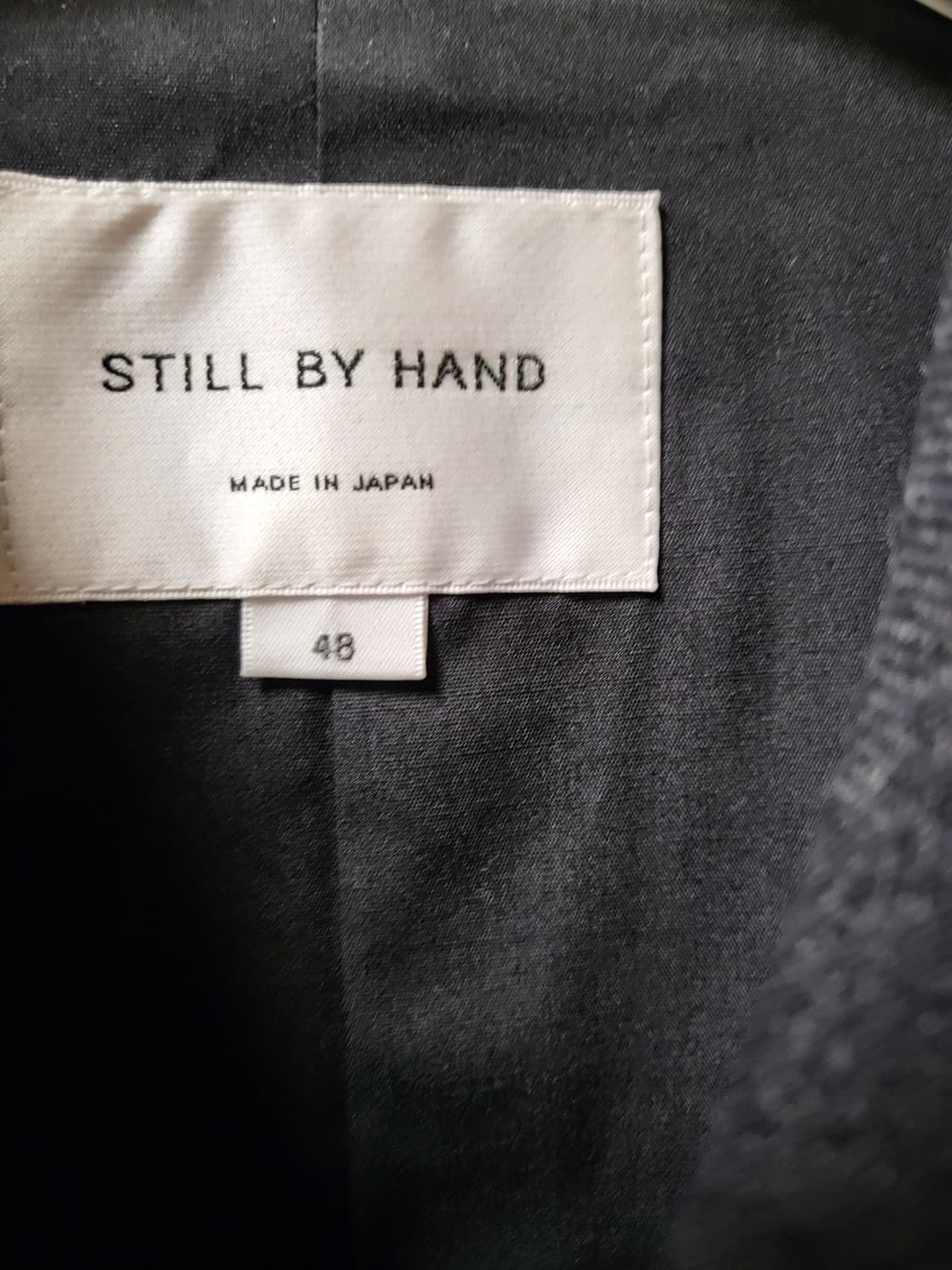 [48] 스틸바이핸드 카라 자켓 차콜 상품이미지2