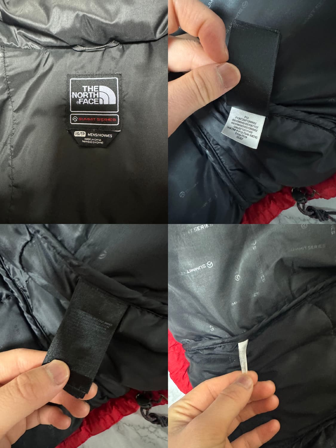 노스페이스 히말라야 레드 눕시 800 필파워 패딩 자켓 상품이미지8