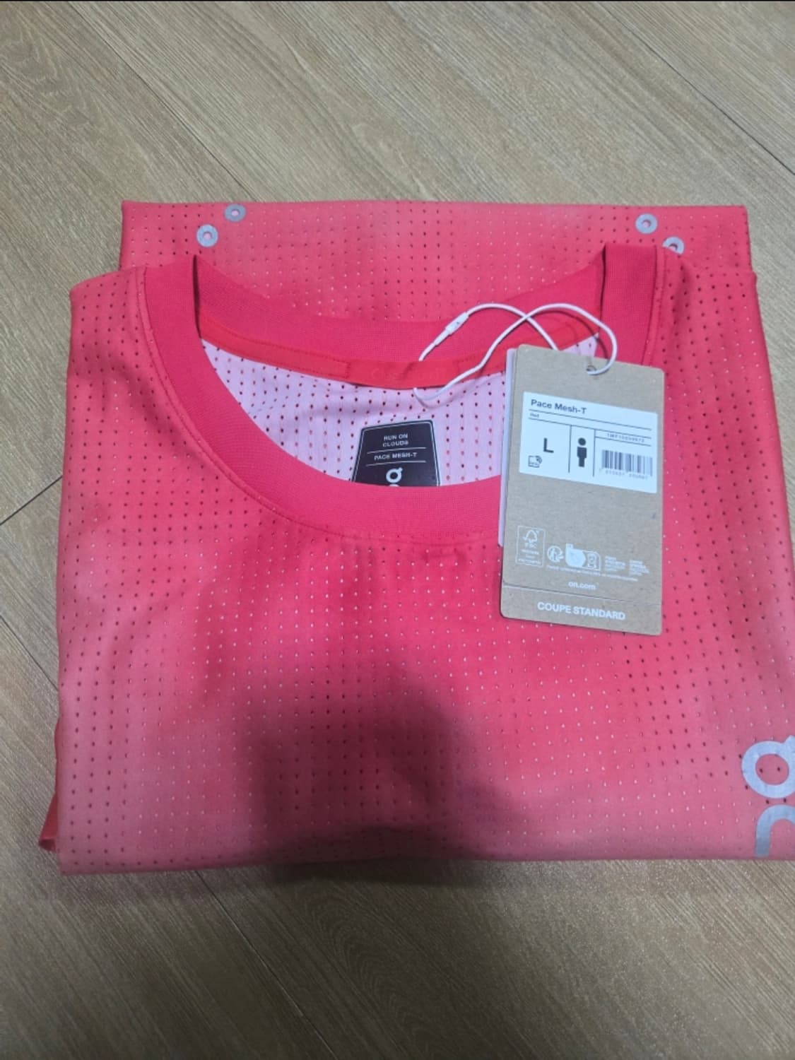 온러닝 페이스 메쉬 빈팔티 (레드 L) 상품이미지2