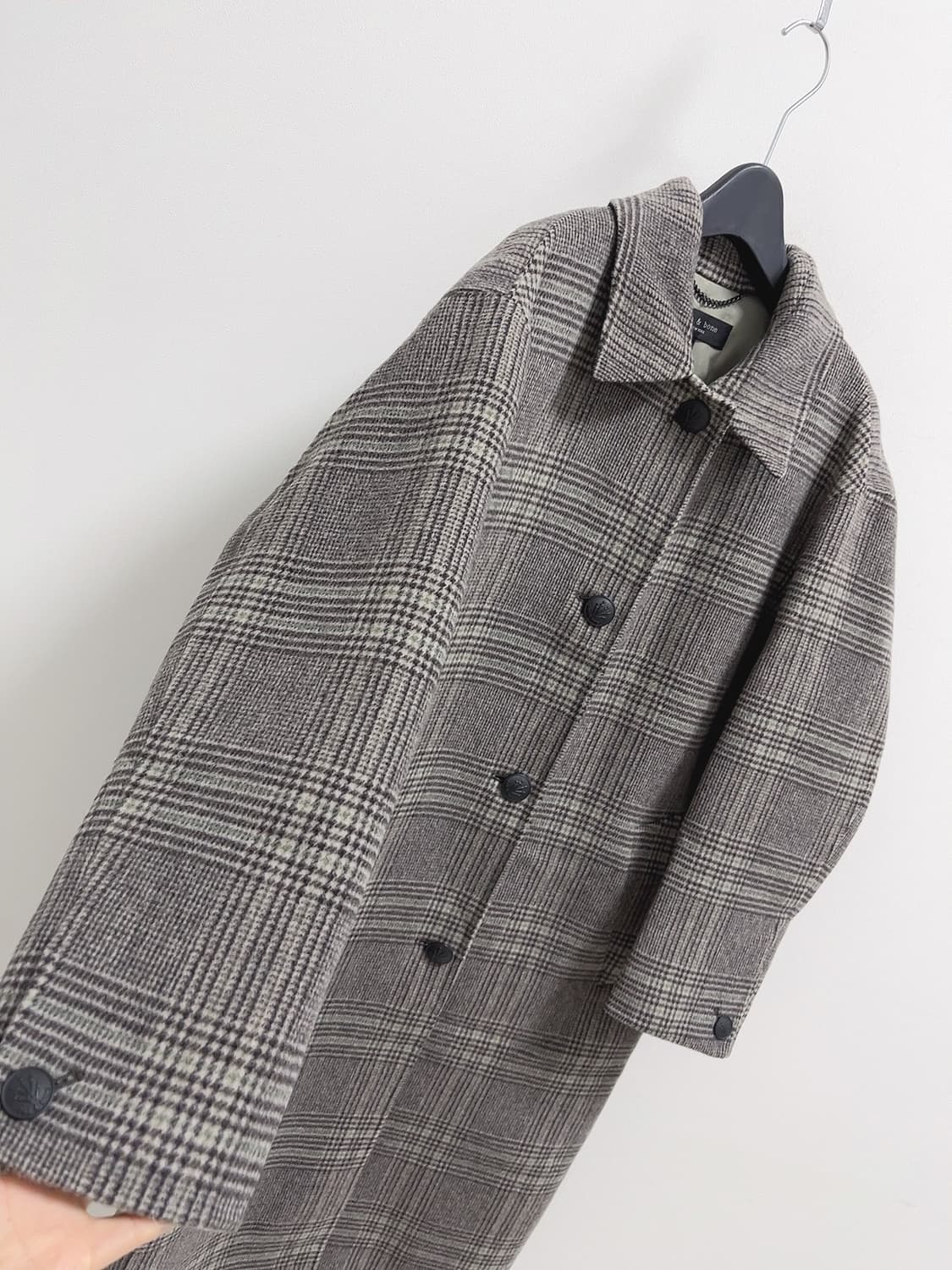 랙앤본 울 캐시미어 블렌디드 코쿤 코트  상품이미지3