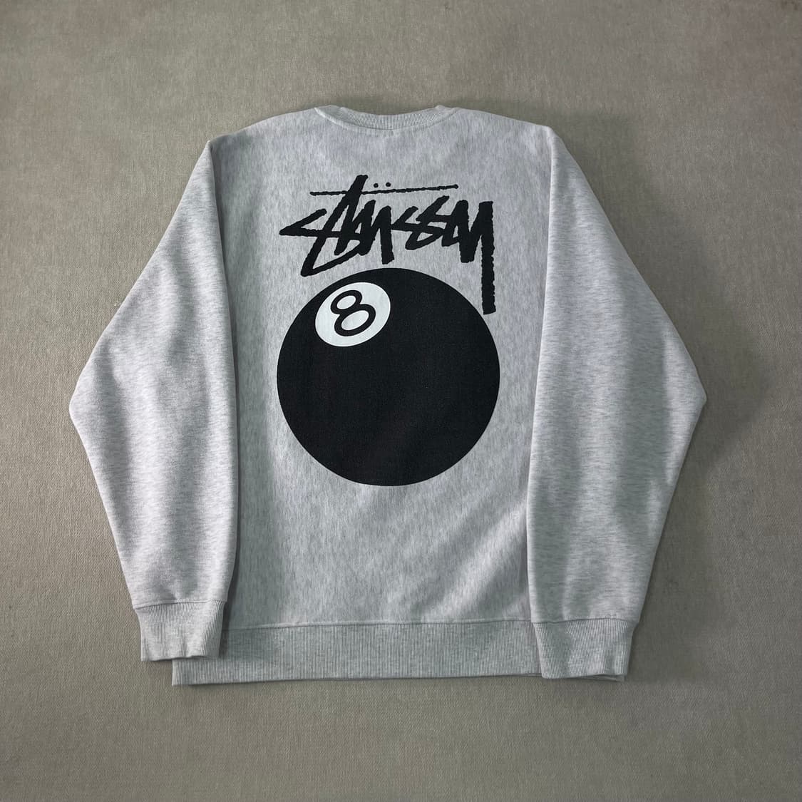 105 스투시 8볼 애쉬페더 맨투맨 상품이미지1