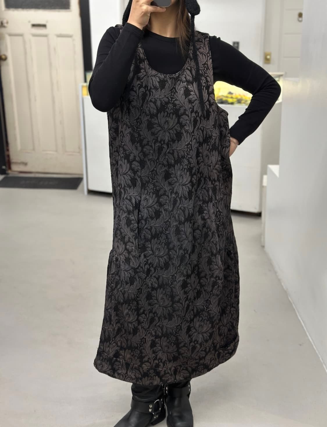 꼼데가르송 자카드 원피스 상품이미지5