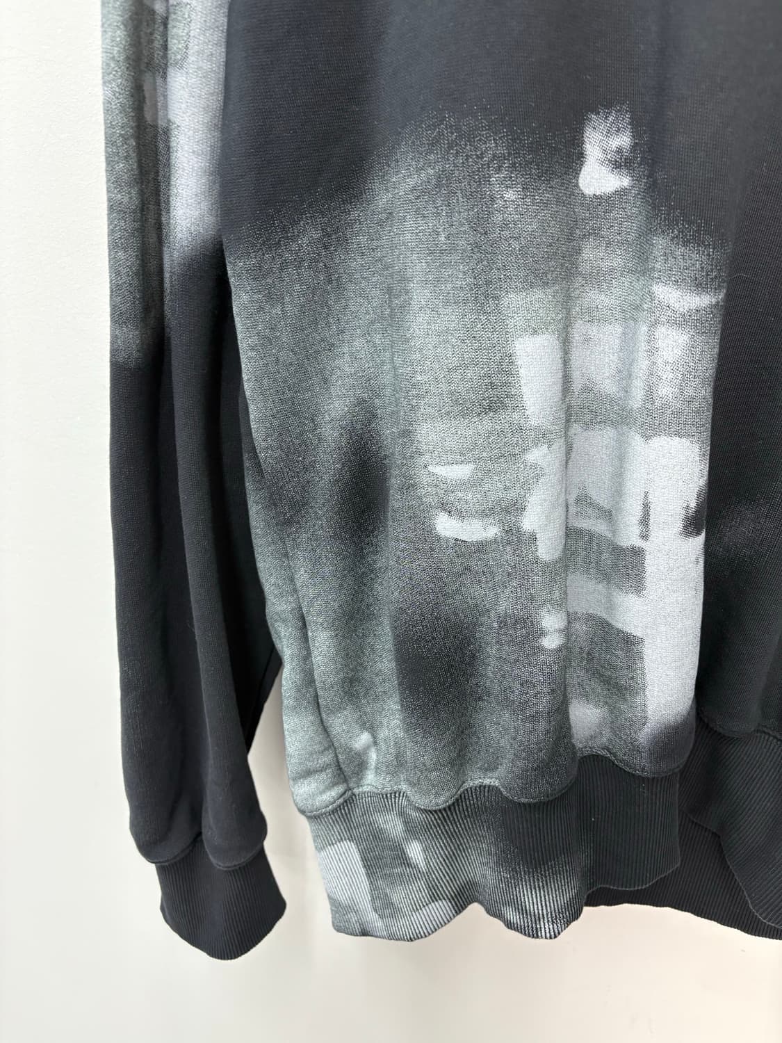 어콜드월 블랙 브러시 스트로크 후드티 A3242 상품이미지3