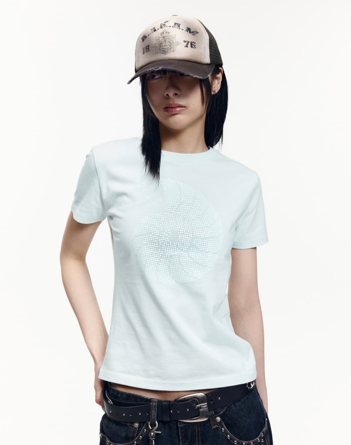 아캄 티셔츠 Ammonite Half Top (Mint) 상품이미지1