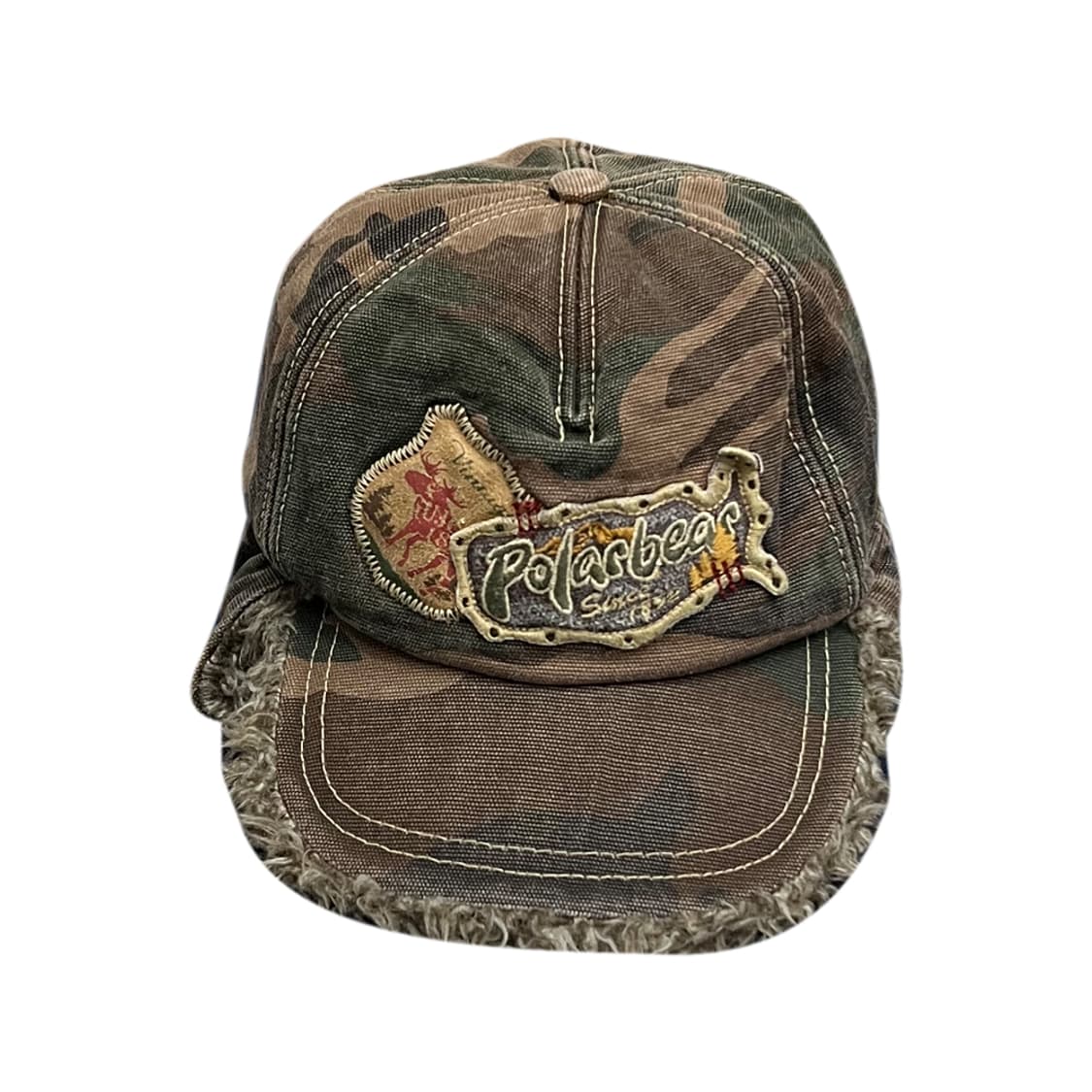 UC 버클리 카모 밀리터리 빈티지 트루퍼햇 모자 58 상품이미지2