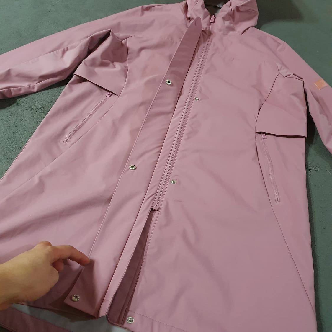 캘빈클라인 여성 레인코트 레인자켓 바람막이 M 상품이미지4