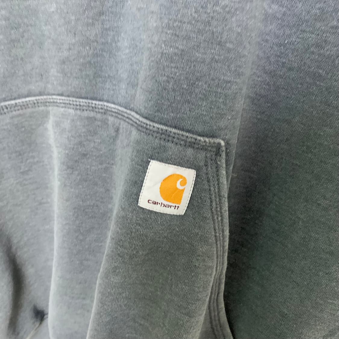 칼하트 베이직 기모 후드티 빈티지 그레이 남성 L 남녀공용 상품이미지9