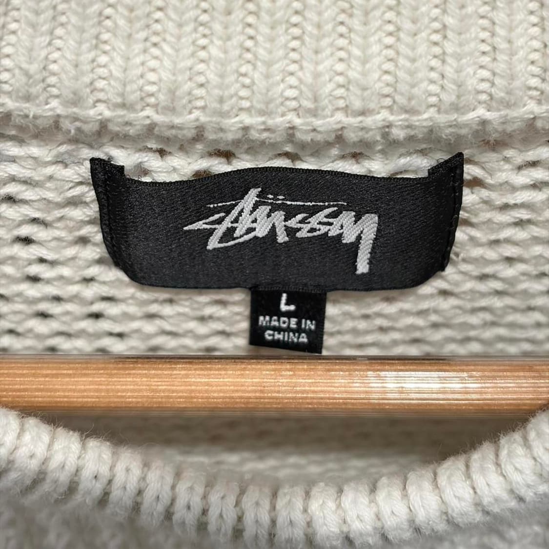 스투시 피그먼트 다이드 루즈 게이지 스웨터 브라이트 그린 상품이미지2