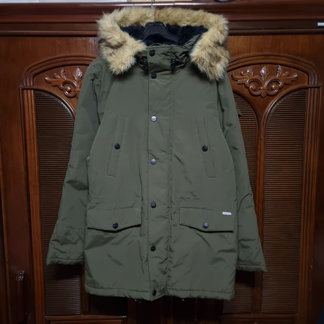 [Carhartt wip] 우먼즈 카키 앵커리지 파카 상품이미지2