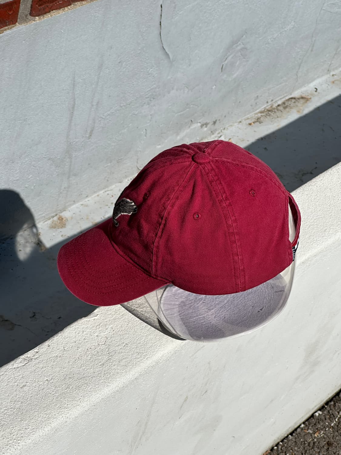 [F] 아메리칸이글 다크레드 볼캡 모자 독수리 자수 상품이미지3