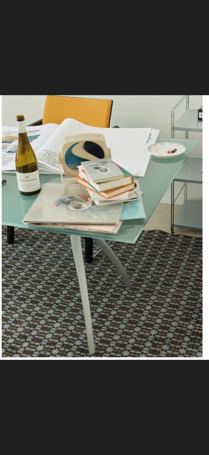 Finca 러그 패브릭 핸드룸 체크 브라운 L사이즈(150*200) 상품이미지1