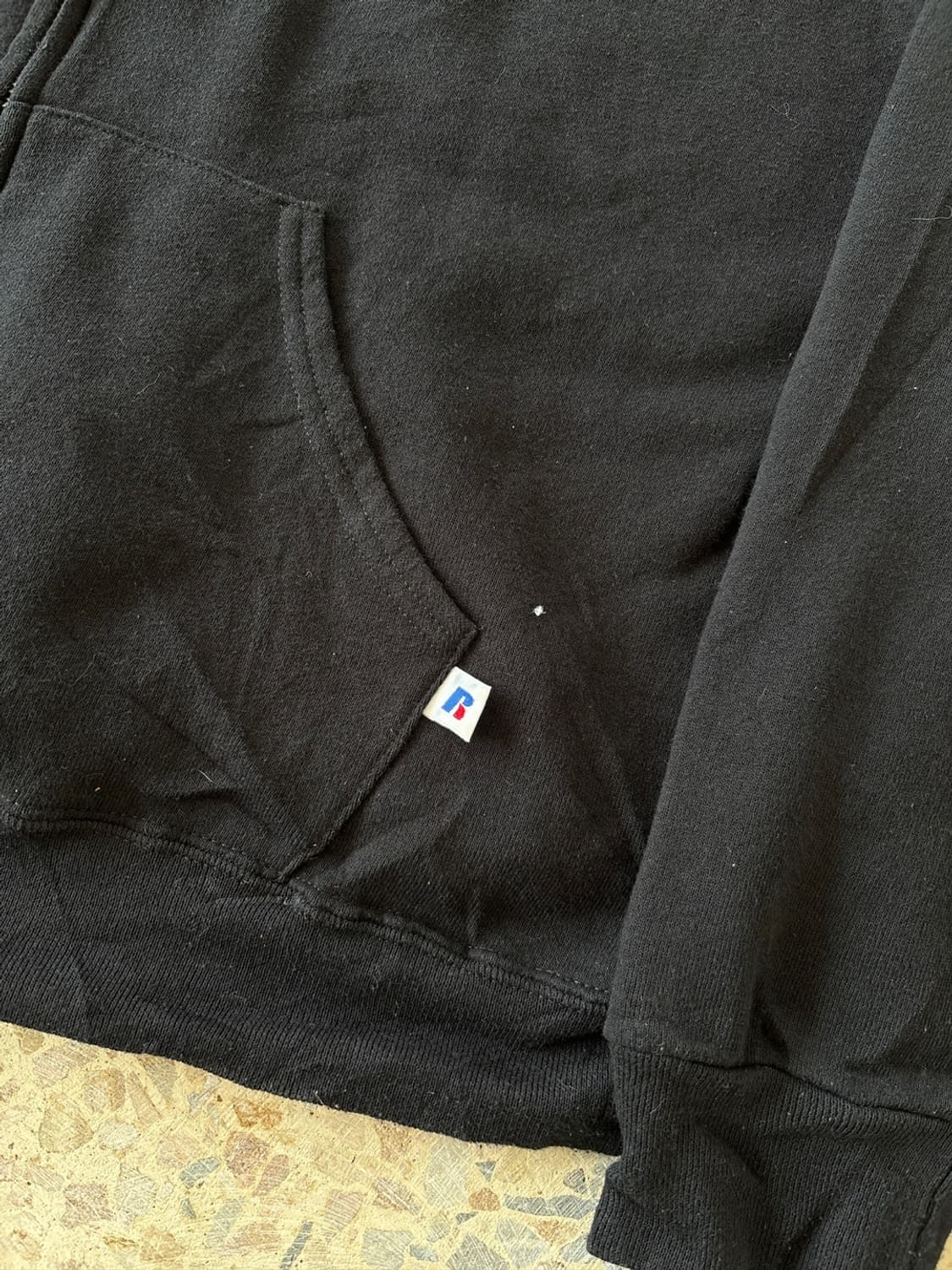 러셀 후드집업 블랙 상품이미지7