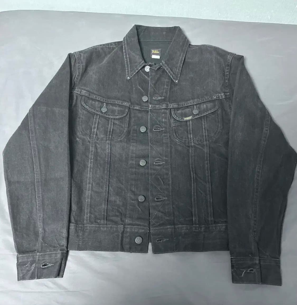RRL LOT 271 블랙 흑청 데님 자켓 M 상품이미지1