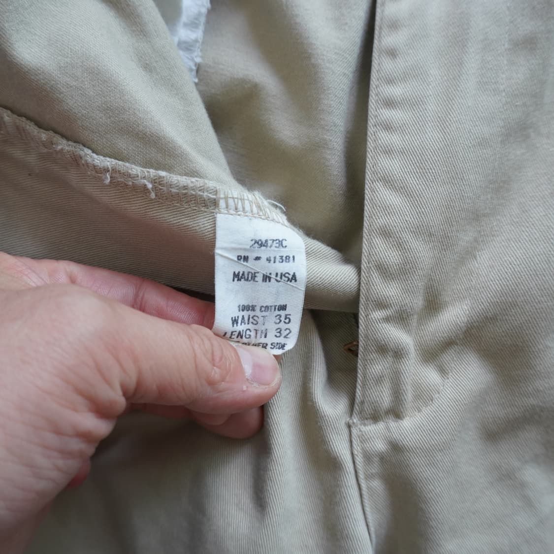 90s 폴로 랄프로렌 클래식 투턱 팬츠 탈론 지퍼 MADE IN USA 상품이미지6